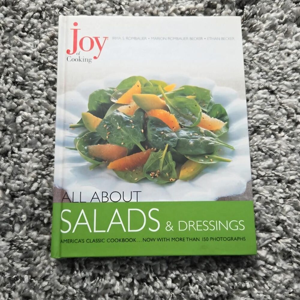 Joy of Cooking Salads and Dressing Recipe Book Like New